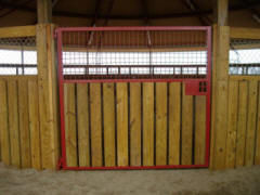 EquiGym Overhead Horse Exerciser inner steel framed gate