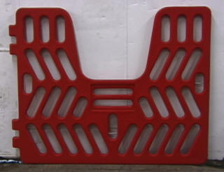 Aerohorse Plastic Stall Gate, red